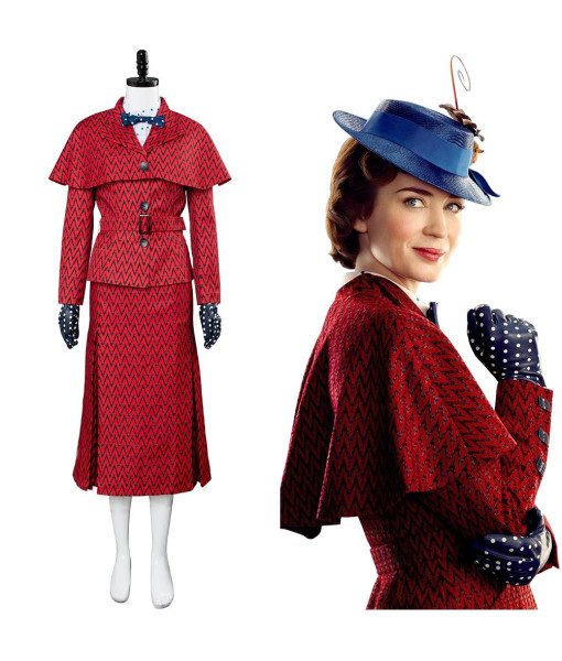 Mary Poppins Mary Poppins and Bert 2018 Flim Julie Andrews Cosplay Costume