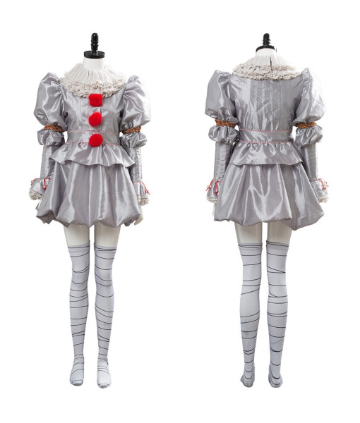 Pennywise 2019 It: Chapter Two The Clown Female Ver. C Outfit Cosplay Costume