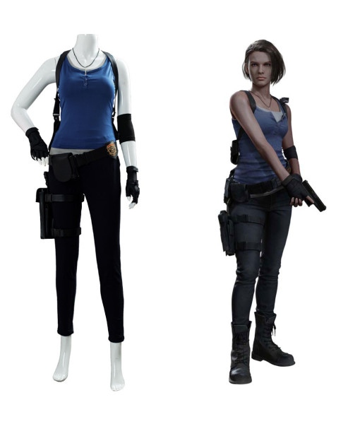 Jill Valentine Resident Evil 3 Remake Cosplay Costume