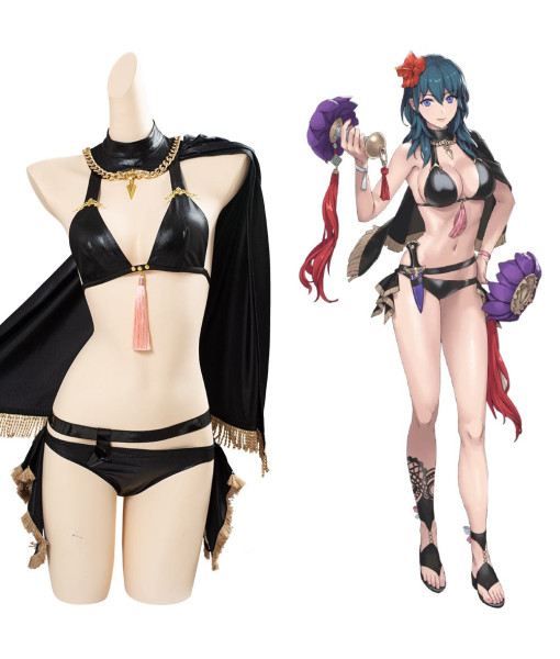 Byleth Fire EmblemThree Houses Women Swimwear Outfits Halloween Carnival Suit Cosplay Costume