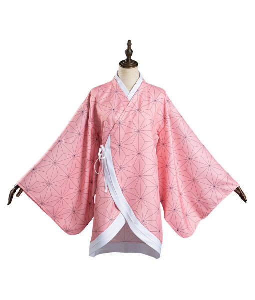 Girl Pink Kimono Coat Halloween Costume