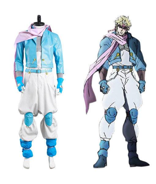 Caesar Anthonio Zeppeli JoJo‘s Bizarre Adventure Part 2: Battle Tendency Coat Pants Outfit Halloween Carnival Suit Cosplay Costume