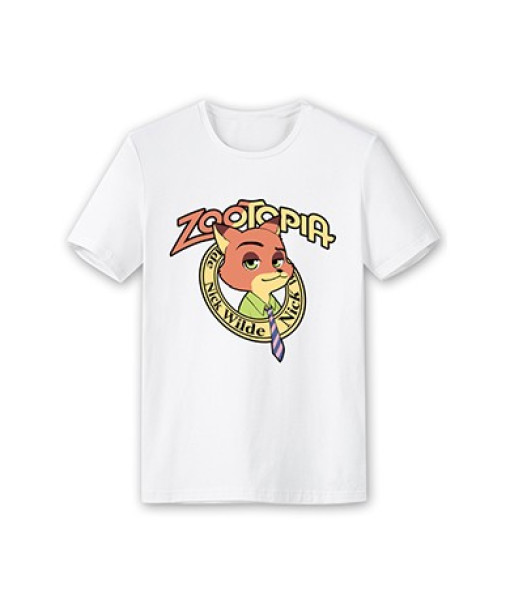 Fox Nick Zootopia T-shirt Cosplay Costume