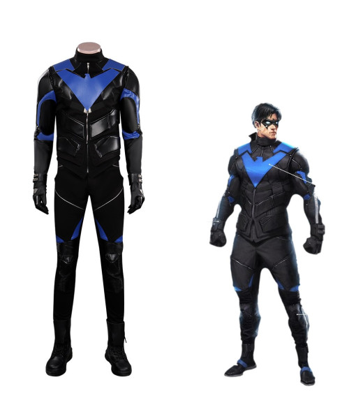 Nightwing Gotham Knights Titans Robin Richard Grayson Outfit Cosplay Costume