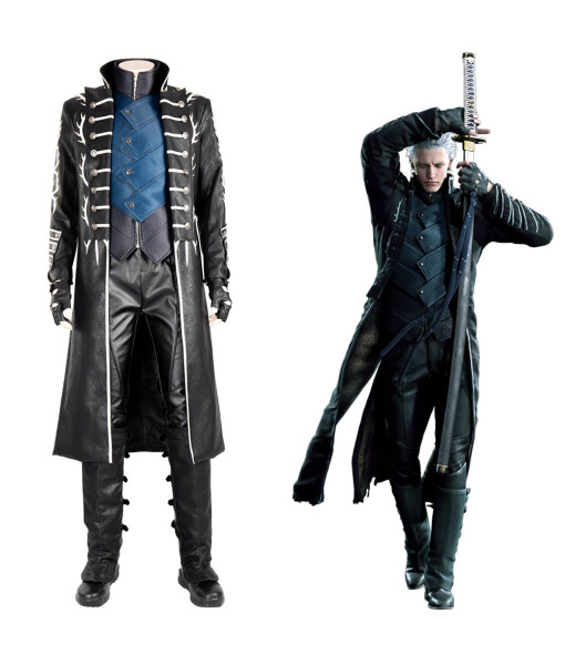 Vergil Aged Devil May Cry V DMC5 Outfit Ver. B Cosplay Costume