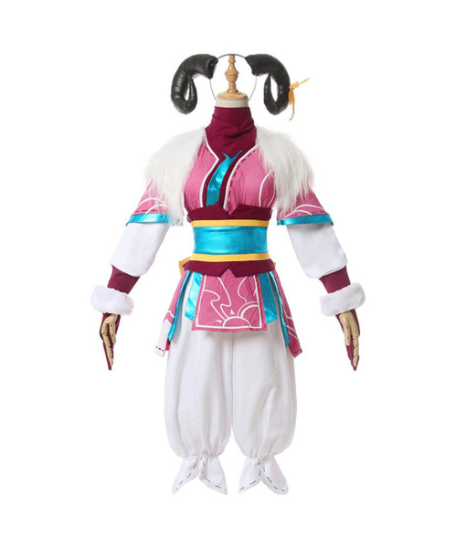 Eternal Hunters League of Legends LOL Spirit Blossom Kindred Halloween Carnival Suit Cosplay Costume