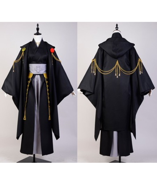 Tsurumaru Kuninaga (Black)  Touken Ranbu Uniform Cosplay Costume