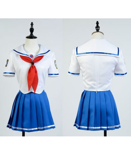 Akeno Misaki High School Fleet Uniform Cosplay Costume