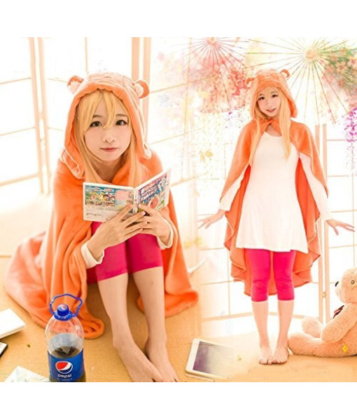 Umaru-chan Himoto/Himouto Costume Umaru-chan Cosplay Cloak Outfit Flannel Blanket Quilt