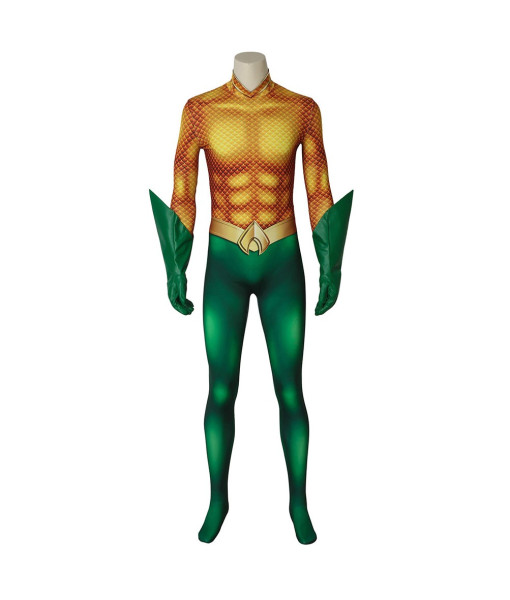 Arthur Curry Aquaman Jumpsuit Outfits Halloween Cosplay Costume