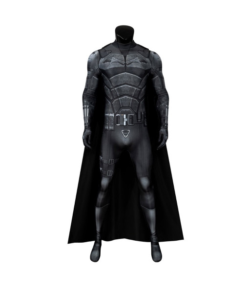 Bruce Wayne/Batman The Batman(2022) Jumpsuit Cloak Halloween Cosplay Costume