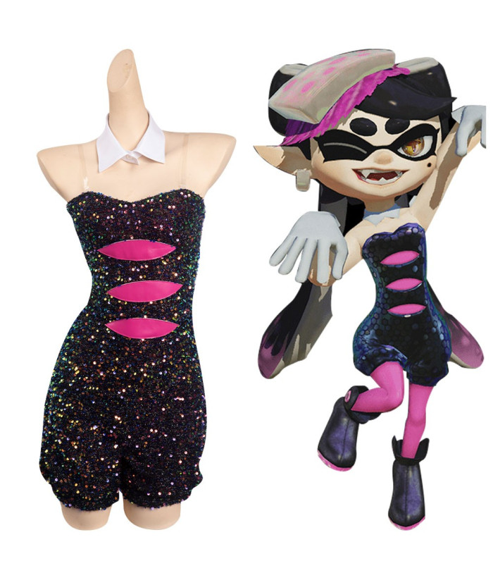 Callie Splatoon Jumpsuits Halloween Cosplay Costume