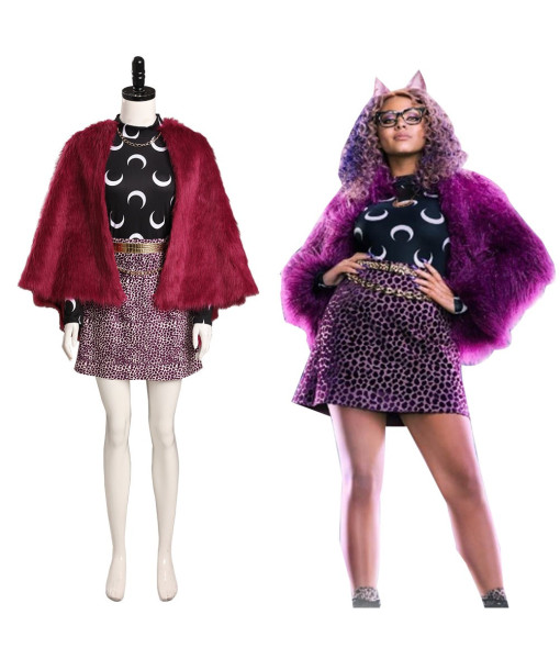 Clawdeen Wolf Monster High 2022 Outfits Halloween Cosplay Costume