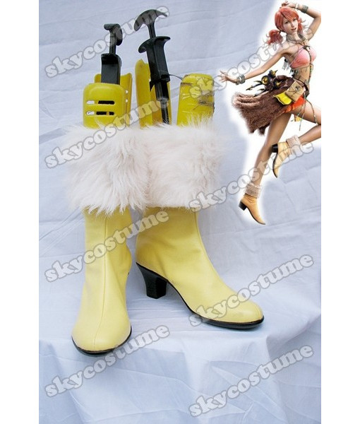 Final Fantasy XIII Oerba Dia Vanille Cosplay Shoes Boots from Final Fantasy