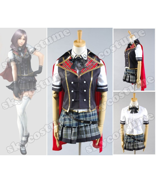 Final Fantasy Type-0 Rosefinch Magic College Summer Uniform Cosplay Costume from Final Fantasy