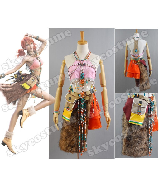Final Fantasy XIII FF 13 Oerba Dia Vanille Cosplay Costume from Final Fantasy