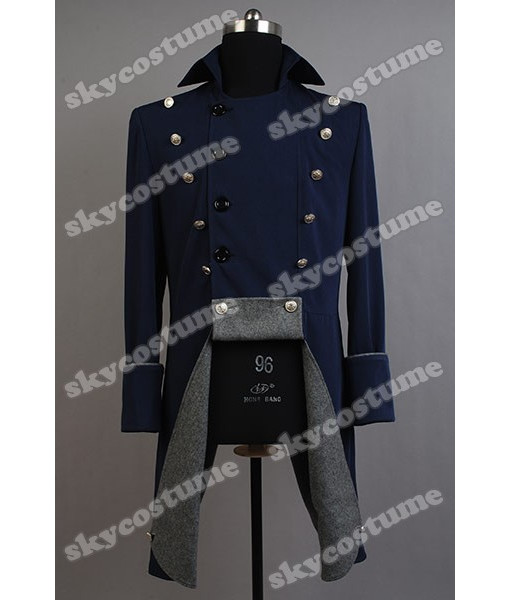Musical Les Miserables Norm Lewis Javert Jacket Cosplay Costume from Les Miserables