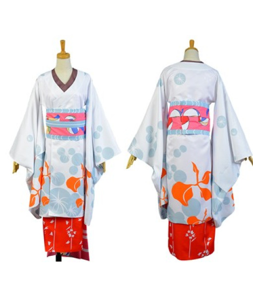 Puella Magi Madoka Magica Sayaka Miki Kimono  Cosplay Costume from Puella Magi Madoka Magica