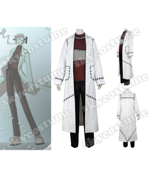 Soul Eater Franken Stein Doctor Cosplay Costume from Soul Eater