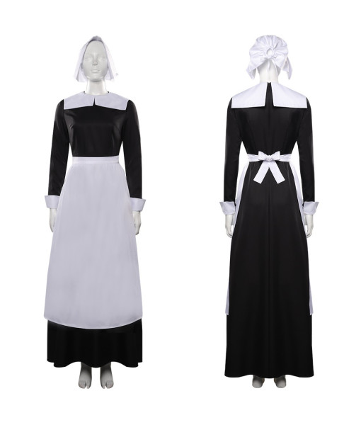 Wednesday Wednesday Addams Maid outfit Halloween Cosplay Costume