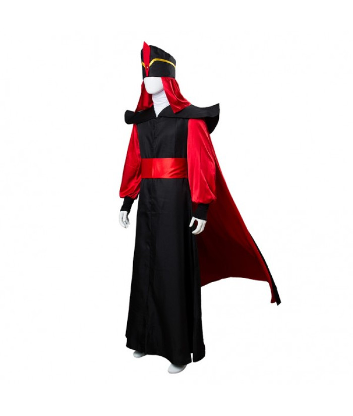 Aladdin Jafar Villain Uniform Movie Cosplay Costume - Skycostume.com