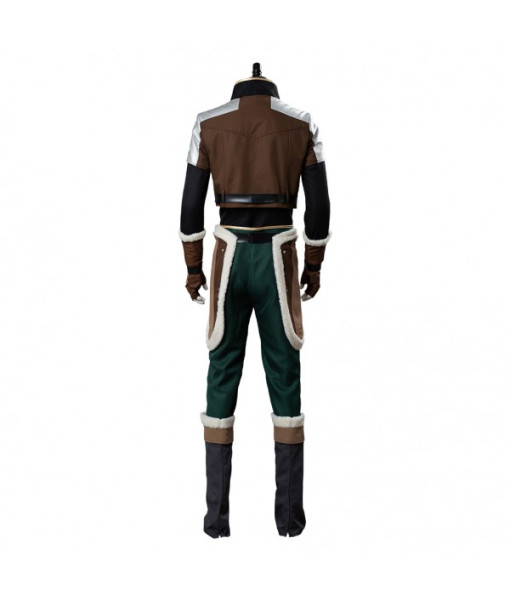 Men Fantasy Ranger Green Cloak Amor Soilder Role Play Halloween Costume