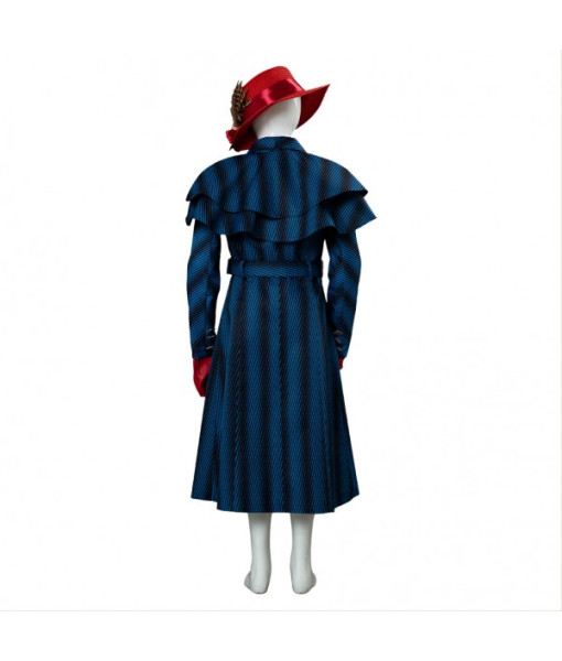 Mary Poppins Returns (2018) Mary Poppins Cosplay Costume For Kid