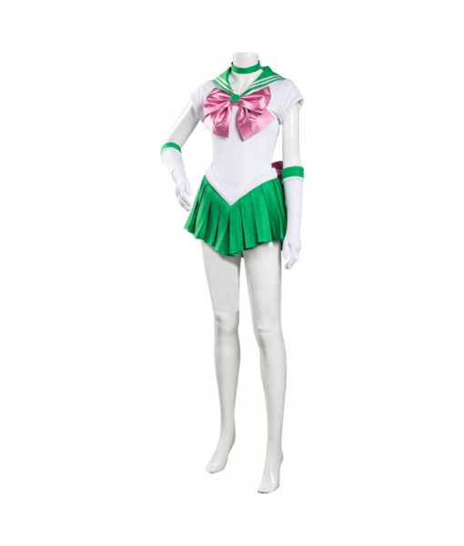 Women Green Sailor Skirt Uniform Halloween Costume