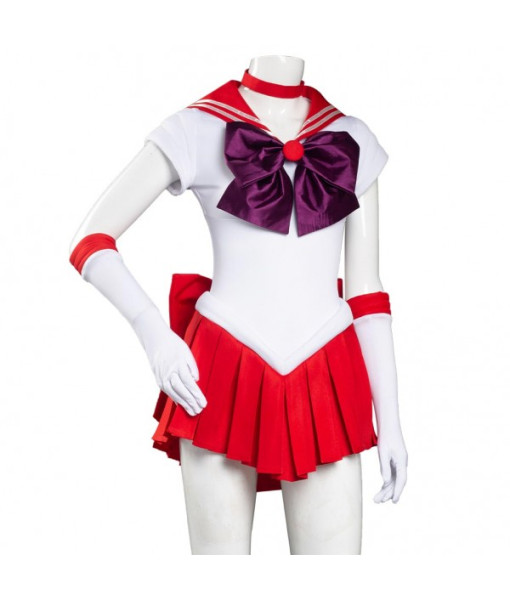 Hino Rei Sailor Moon Uniform Dress Cosplay Costume