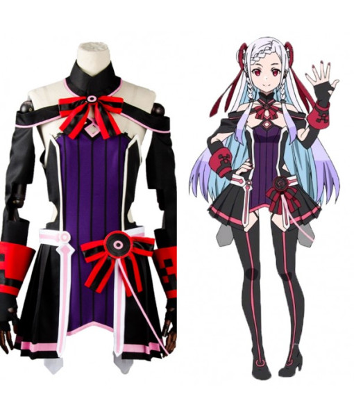 Yuna Sword Art Online SAO the Movie Ordinal Scale OS Dress Cosplay Costume