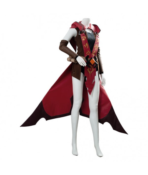 Ashe Overwatch Warlock Ashe Legendary Skin Cosplay Costume