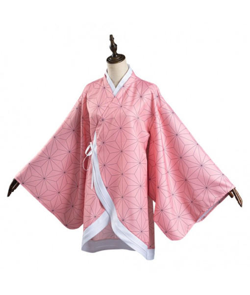 Girl Pink Kimono Coat Halloween Costume