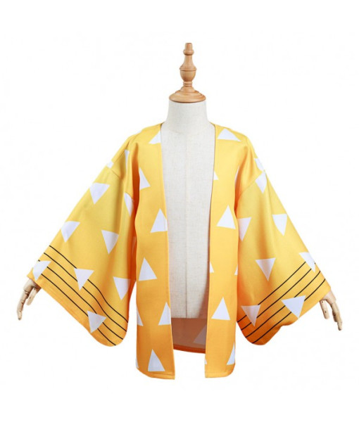 Kids Children Yellow Kimono Coat Halloween Costume