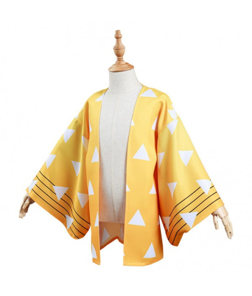 Kids Children Yellow Kimono Coat Halloween Costume