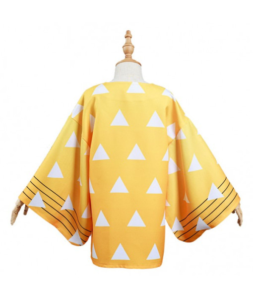 Kids Children Yellow Kimono Coat Halloween Costume