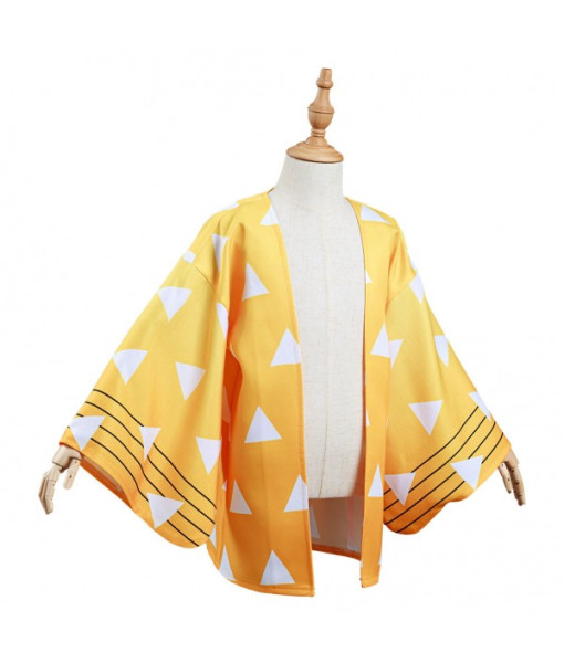 Kids Children Yellow Kimono Coat Halloween Costume