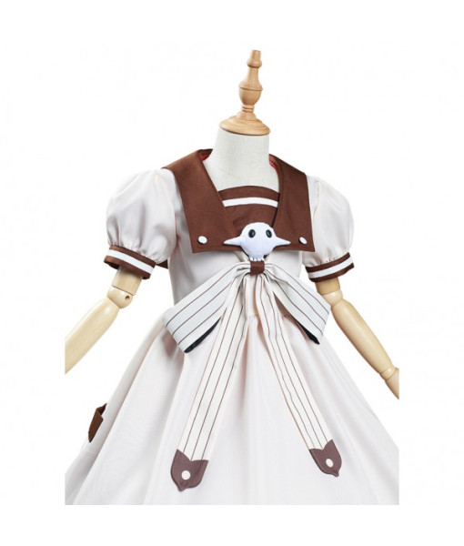 Kids Children Girl White Ghost Puff Dress Fullset Princess Dress Halloween Costume
