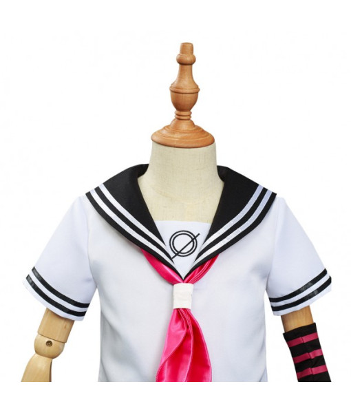 Kids Children Girls School Uniform Sailor Skirt Contrast Color Socks Halloween Costume