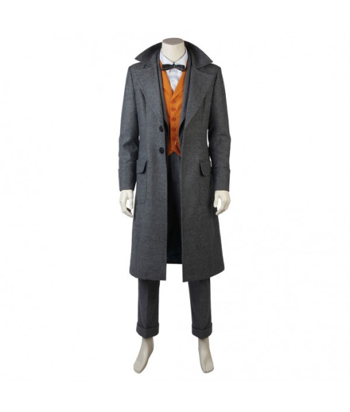 Newt Scamander Fantastic Beasts: The Crimes of Grindelwald Outfit Cosplay Costume