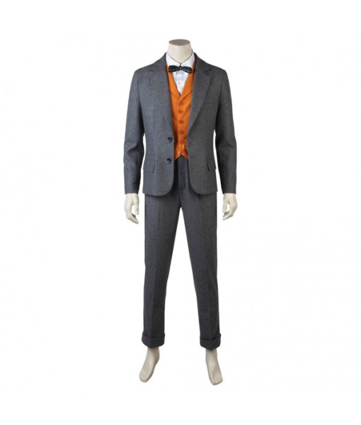 Newt Scamander Fantastic Beasts: The Crimes of Grindelwald Outfit Cosplay Costume