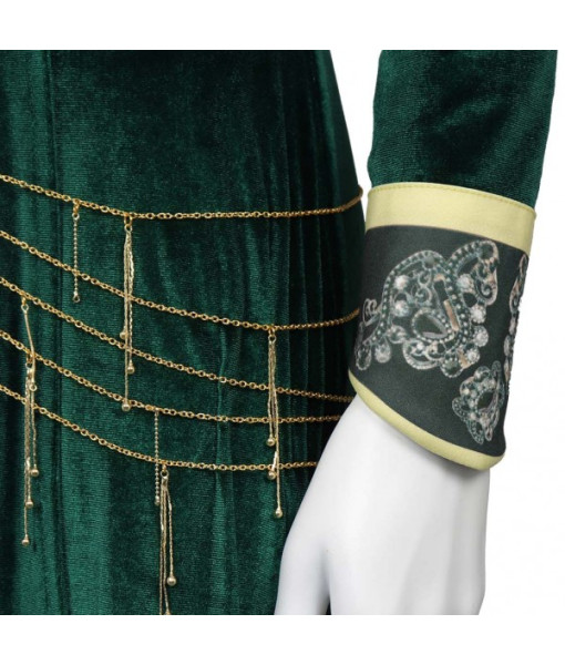 Galadriel The Lord of the Rings Dress Green Version Halloween Cosplay Costume