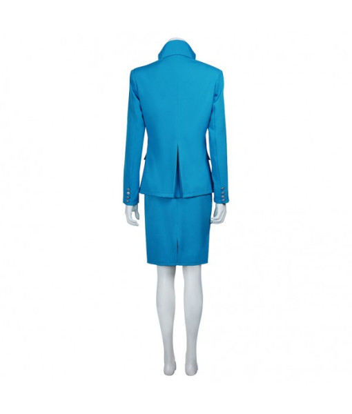 Melanie Cavill Snowpiercer Women Blue Uniform Suit Outfit Full Set ...