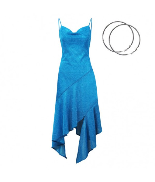 Women 1970s Costume Disco Dress Halloween Cosplay Costume