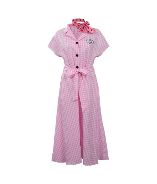 1970s Vintage Pink Lady Dress Women Halloween Costume