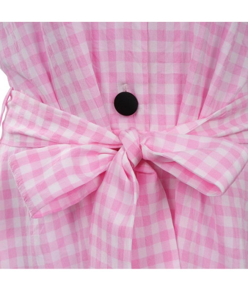 1970s Vintage Pink Lady Dress Women Halloween Costume