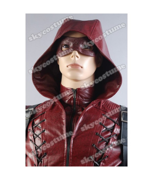 Arrow Season 3 Red Arrow Roy Harper Arsenal Red Cosplay Costume from Arrow 