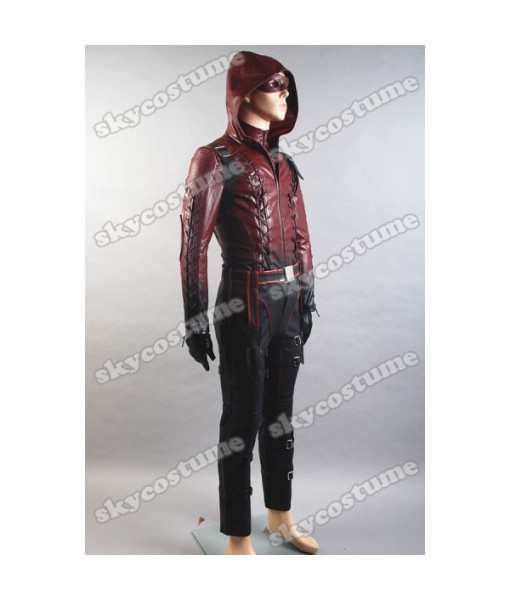 Arrow Season 3 Red Arrow Roy Harper Arsenal Red Cosplay Costume from Arrow 