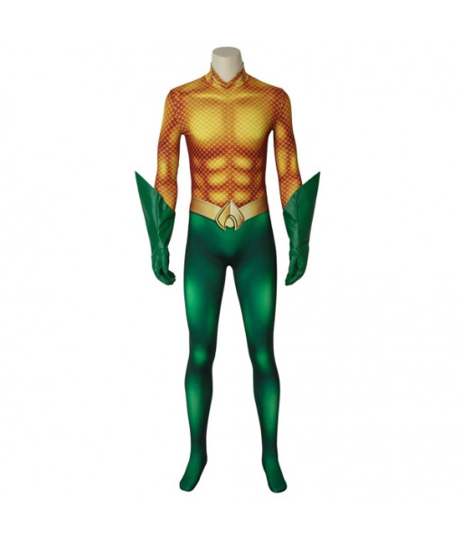 Arthur Curry Aquaman Jumpsuit Outfits Halloween Cosplay Costume