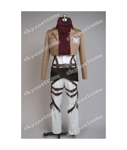  Shingeki no Kyojin Training Corps Mikasa Ackermann Costume from 