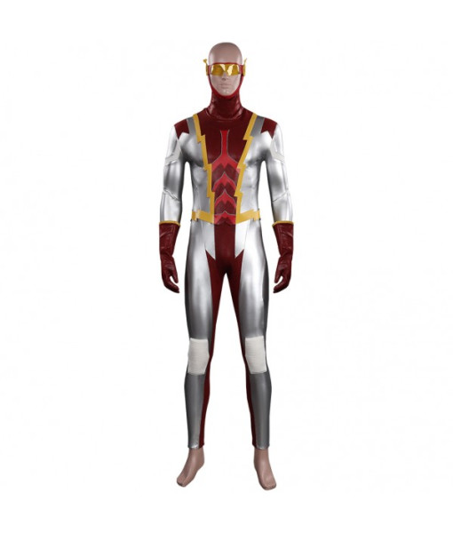Bart Allen/Impulse The Flash Season 7 Jumpsuit Outfits Halloween Cosplay Costume